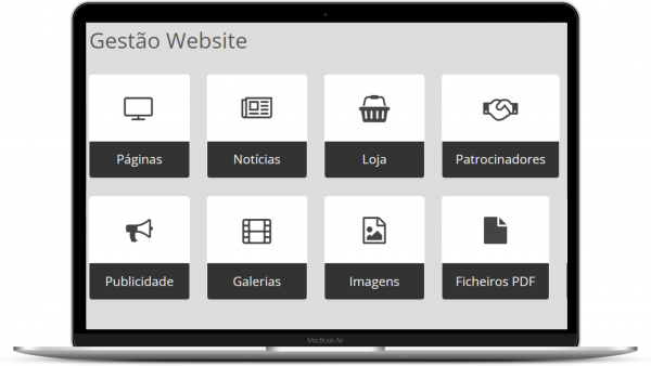 Clube Desportivo Digital com Website no EMJOGO