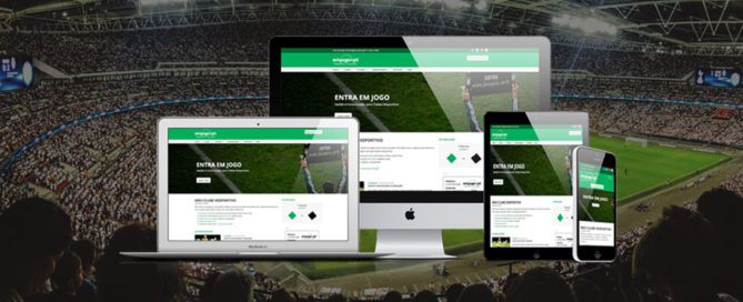 vantagens website clube desportivo
